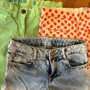 2 Jcrew (Crewcuts) & 1 Zara Kids Pants